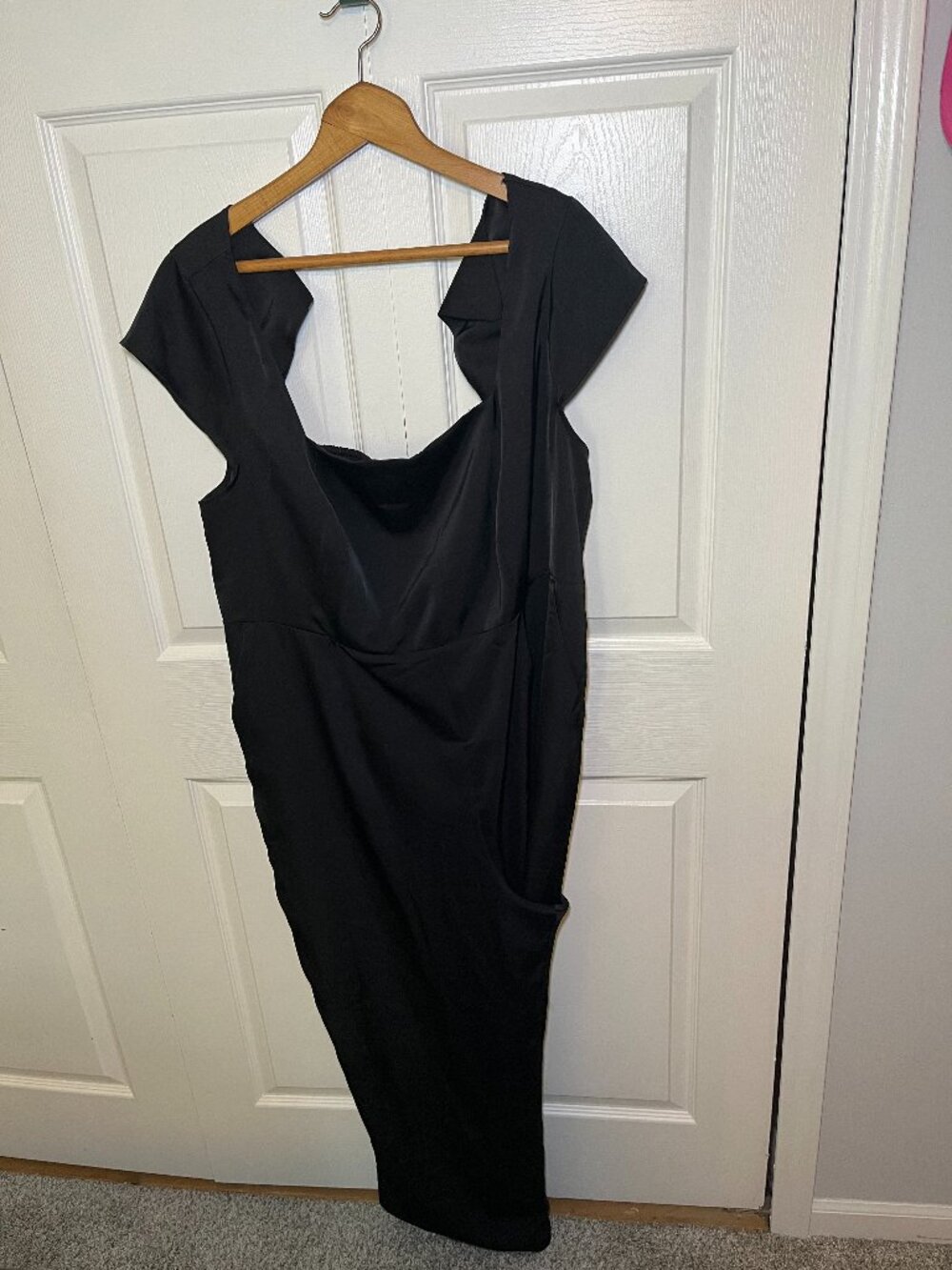 Old Navy Black Bodycon Midi Dress 2X